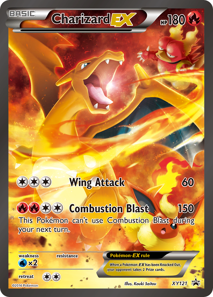 Charizard-EX XY121 XY Black Star Promos