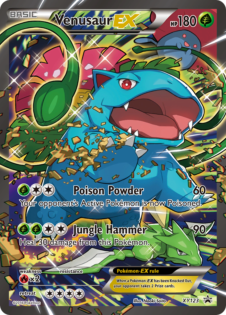 Venusaur-EX XY123 XY Black Star Promos