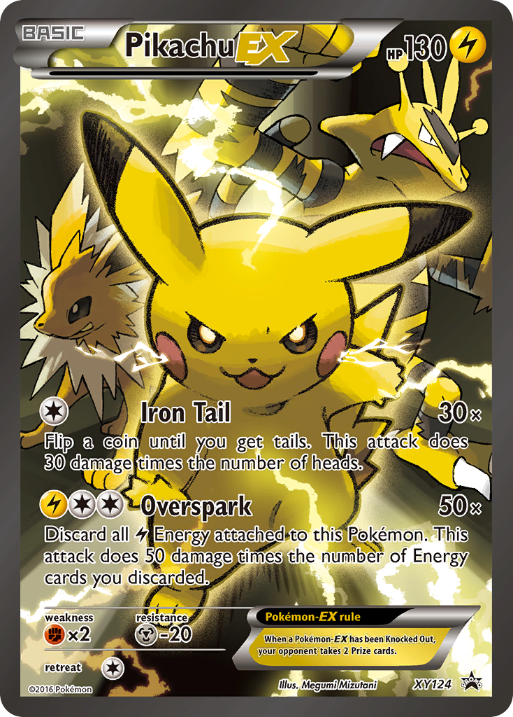 Pikachu-EX XY124 XY Black Star Promos