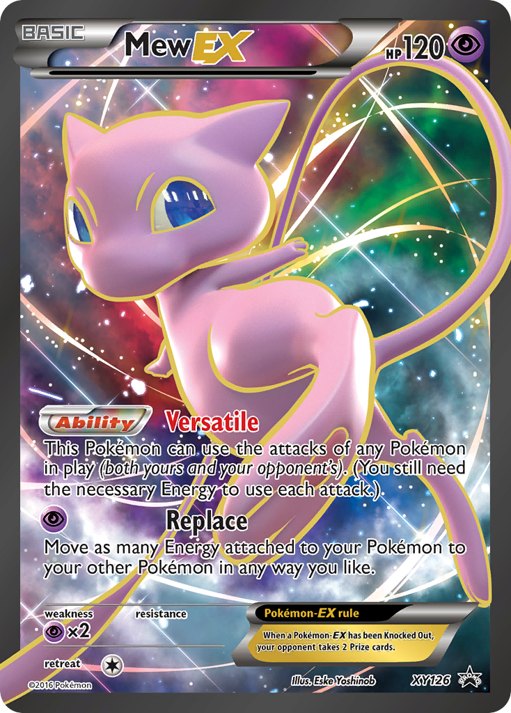 Mew-EX XY126 XY Black Star Promos
