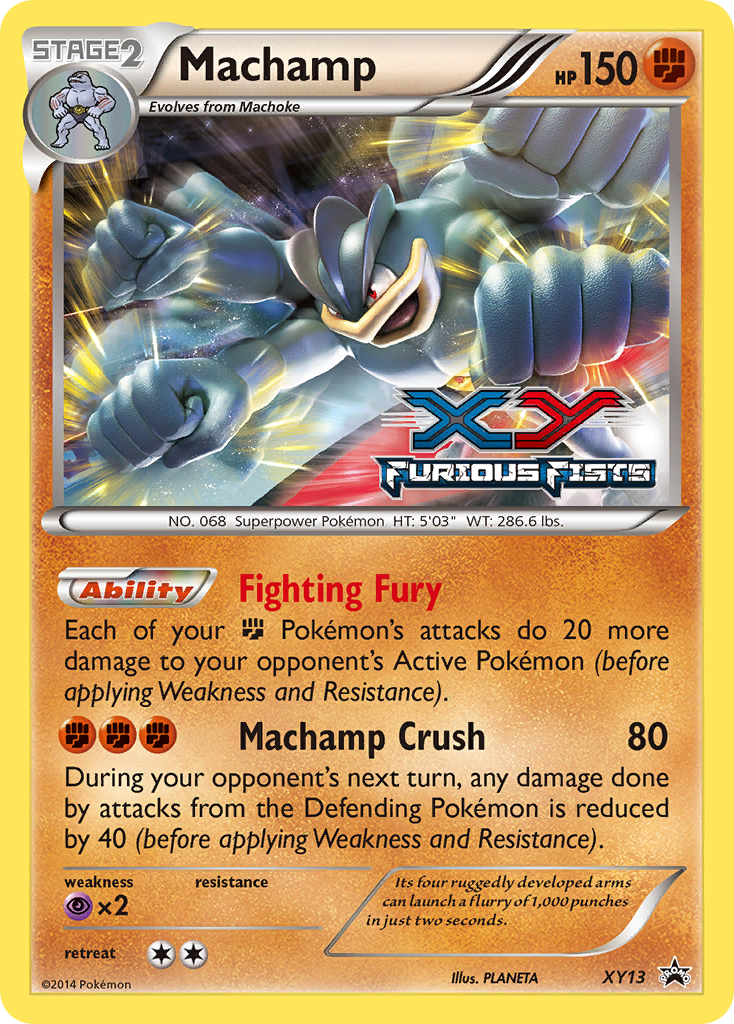 Machamp XY13 XY Black Star Promos