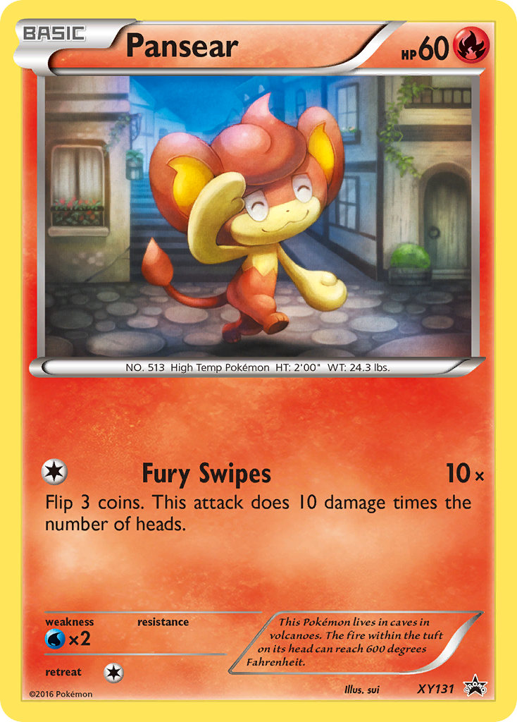Pansear XY131 XY Black Star Promos
