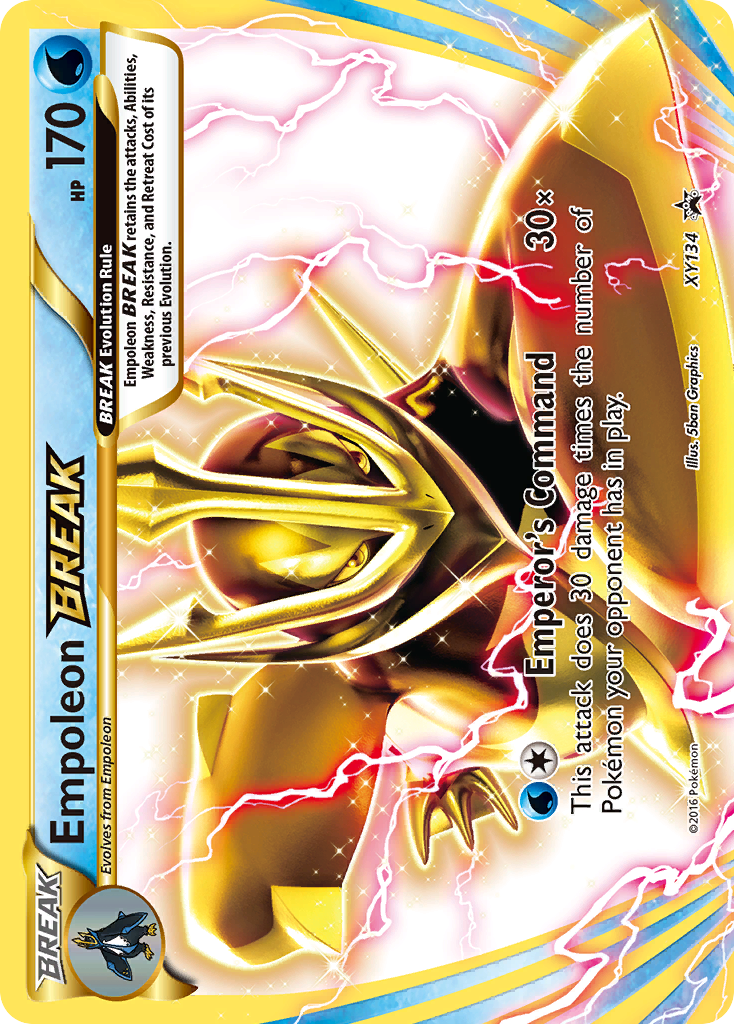 Empoleon BREAK XY134 XY Black Star Promos