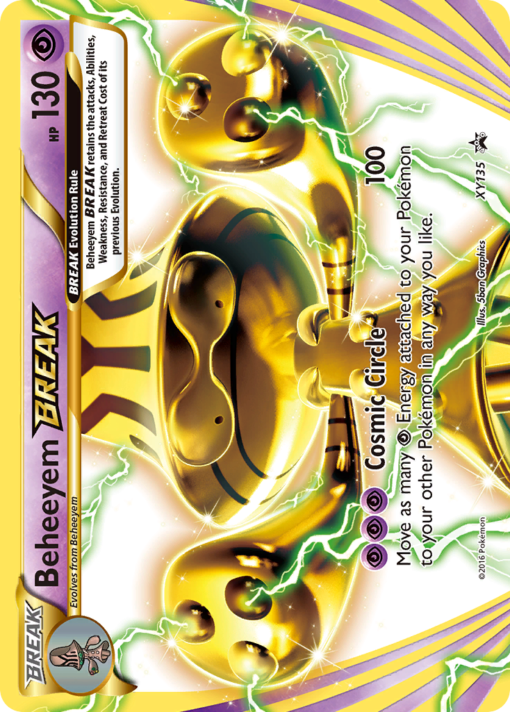 Beheeyem BREAK XY135 XY Black Star Promos