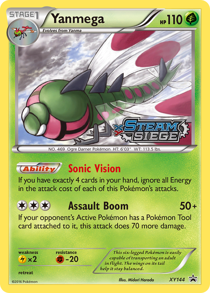Yanmega XY144 XY Black Star Promos