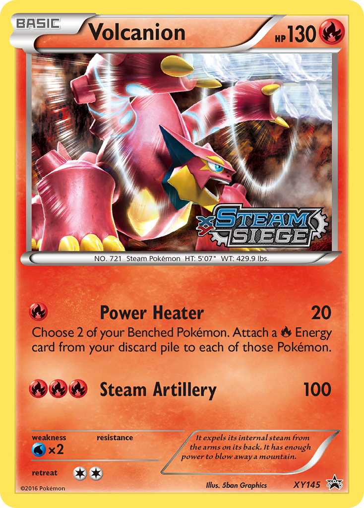 Volcanion XY145 XY Black Star Promos