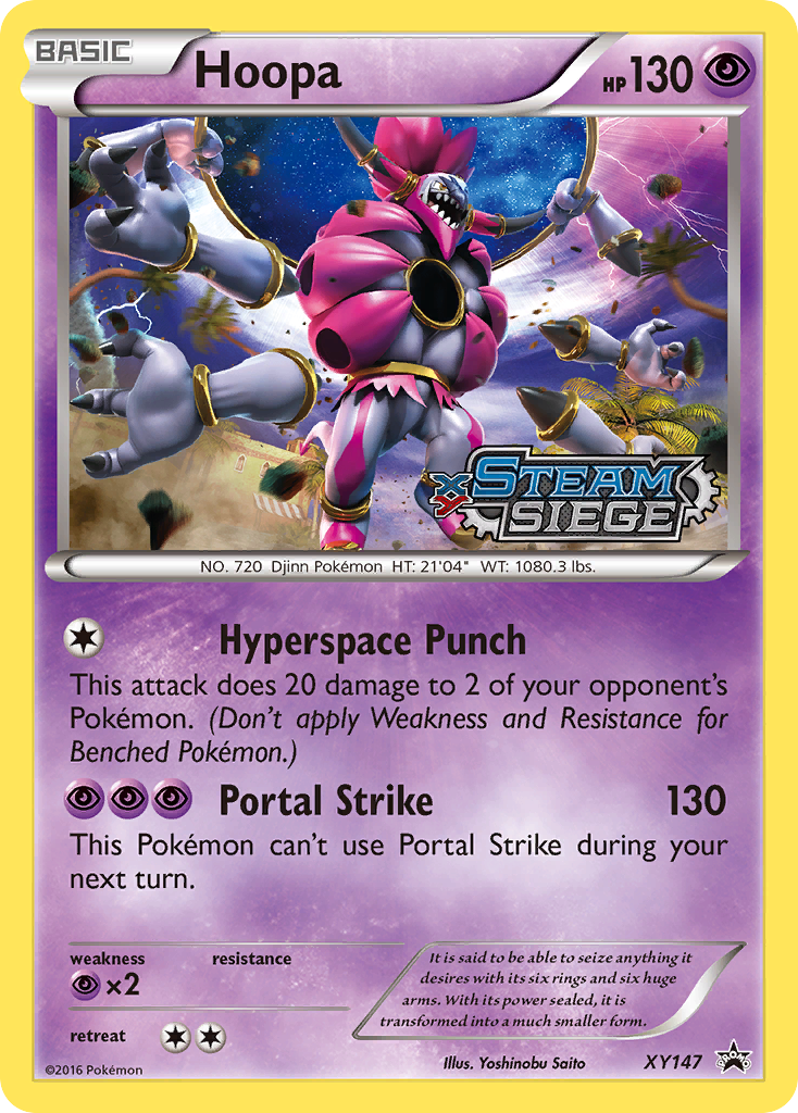 Hoopa XY147 XY Black Star Promos
