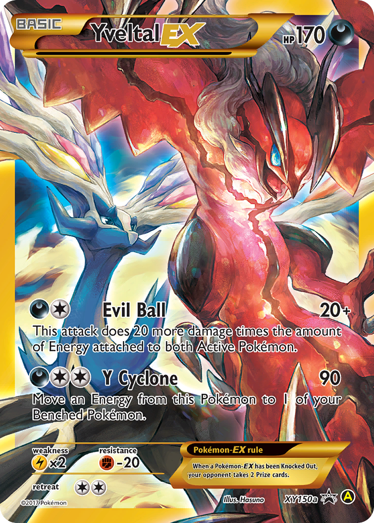 Yveltal-EX XY150a XY Black Star Promos