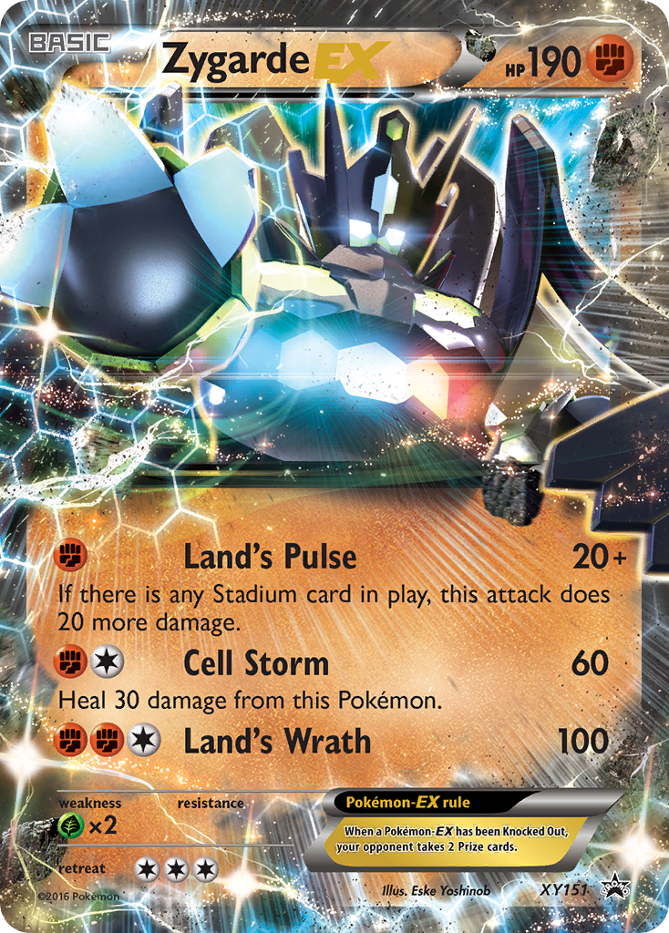 Zygarde-EX XY151 XY Black Star Promos