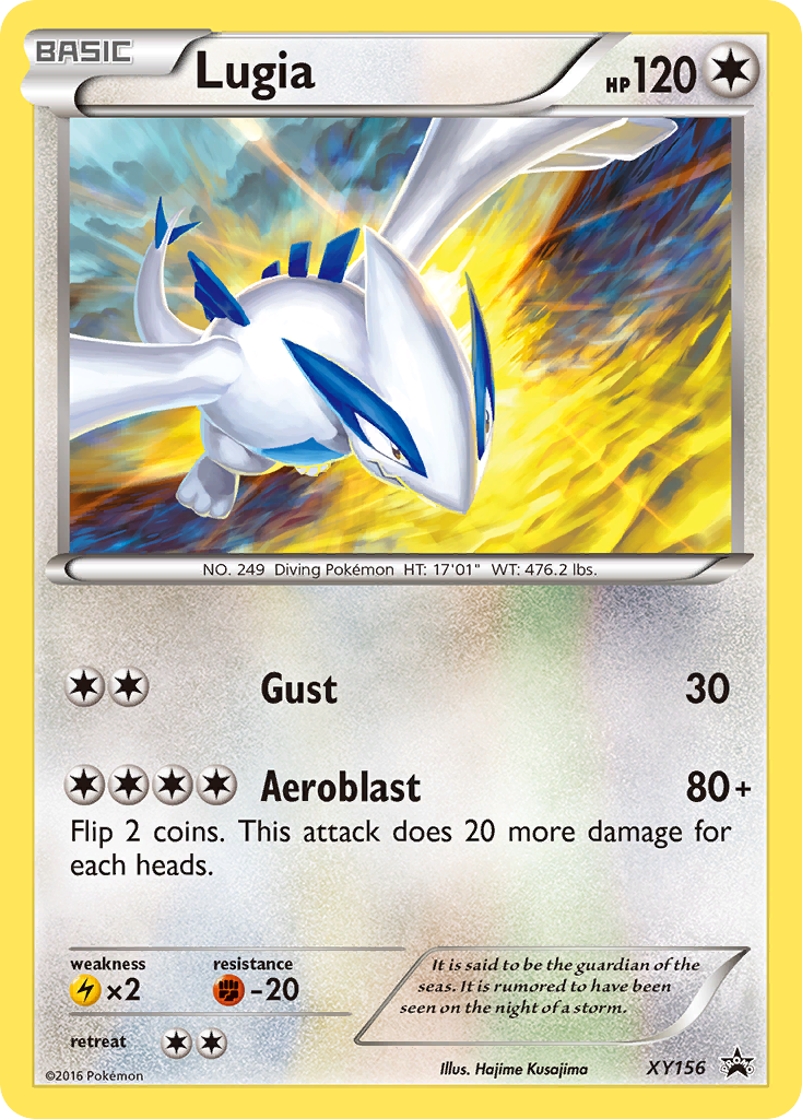 Lugia XY156 XY Black Star Promos