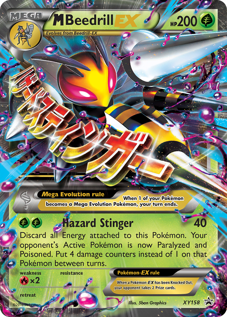 M Beedrill-EX XY158 XY Black Star Promos