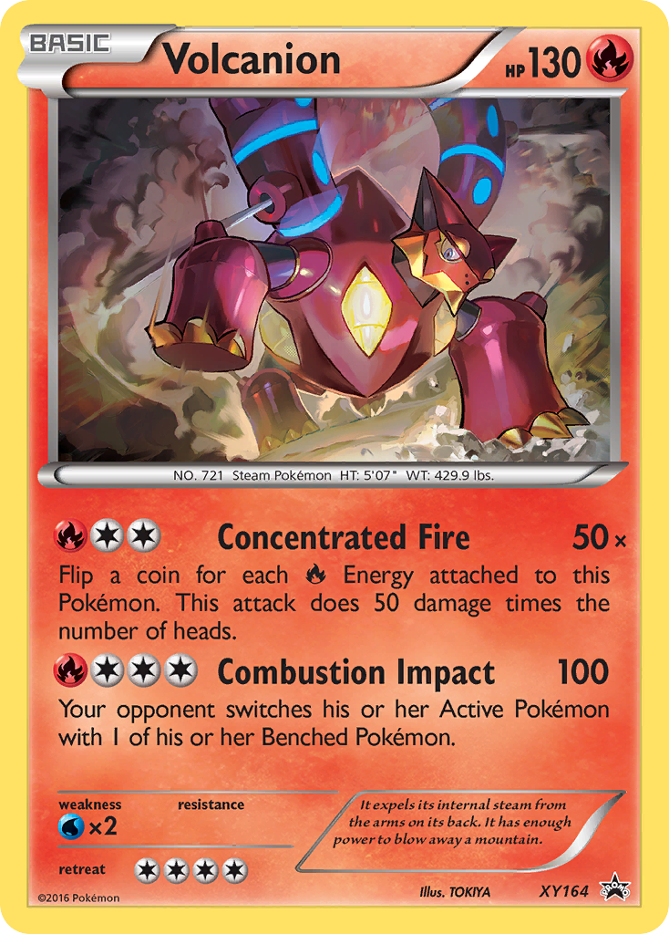 Volcanion XY164 XY Black Star Promos