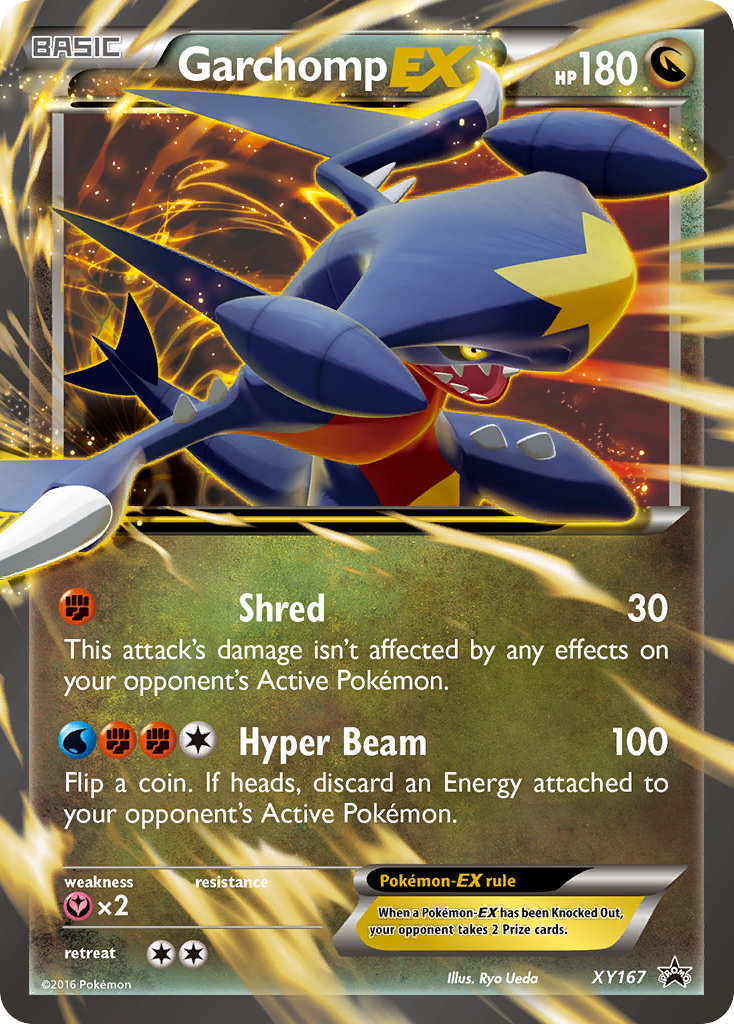 Garchomp-EX XY167 XY Black Star Promos
