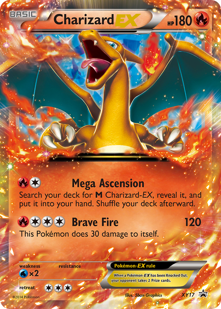 Charizard-EX XY17 XY Black Star Promos