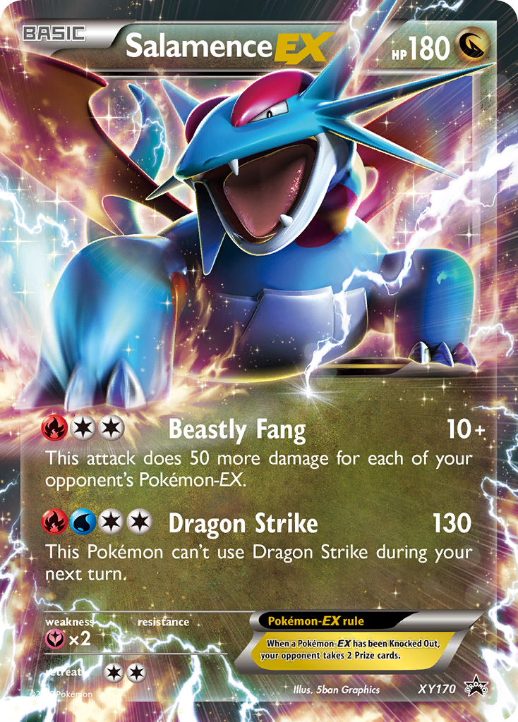 Salamence-EX XY170 XY Black Star Promos