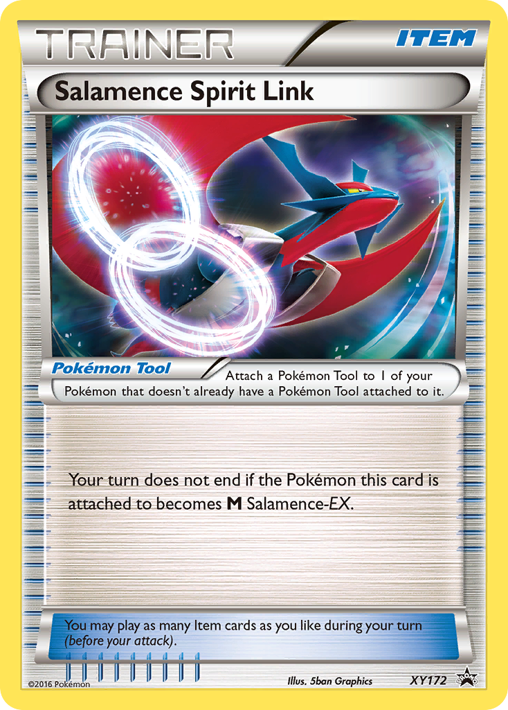 Salamence Spirit Link XY172 XY Black Star Promos