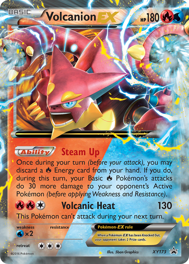 Volcanion-EX XY173 XY Black Star Promos