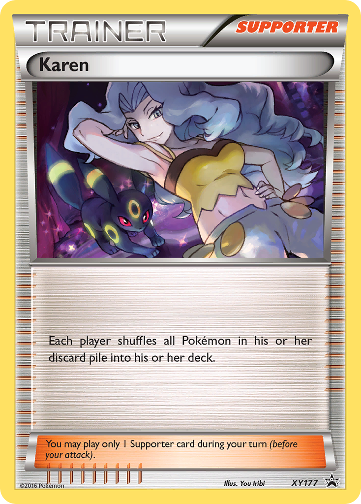 Karen XY177 XY Black Star Promos