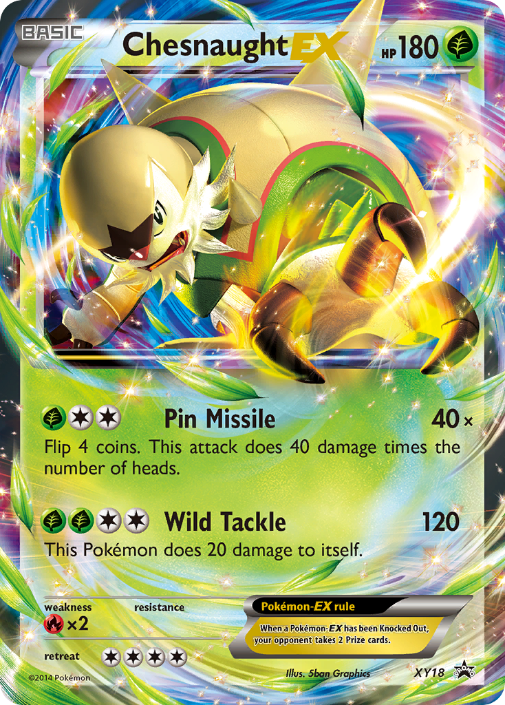Chesnaught-EX XY18 XY Black Star Promos