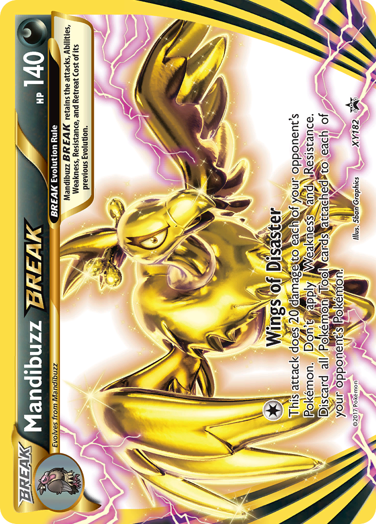 Mandibuzz BREAK XY182 XY Black Star Promos