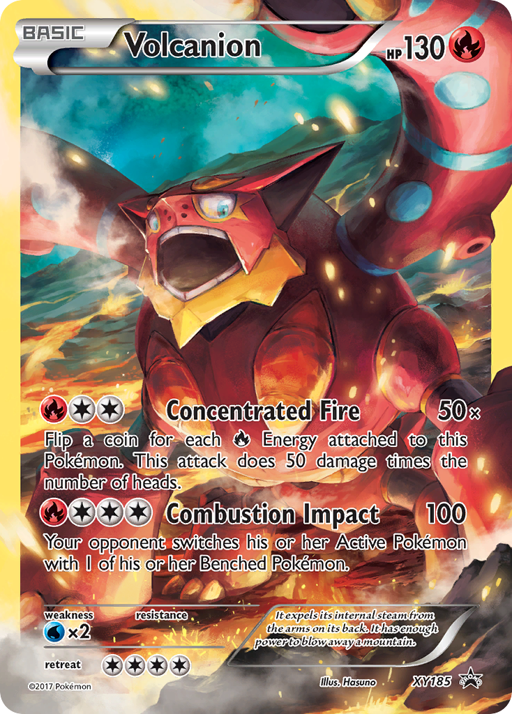 Volcanion XY185 XY Black Star Promos