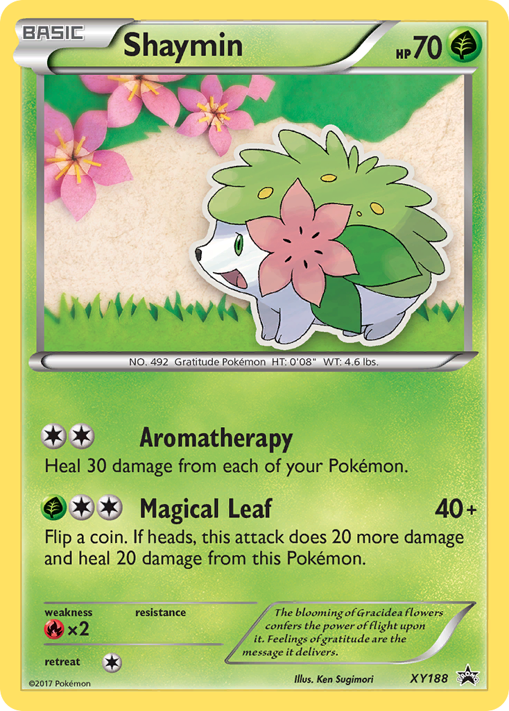 Shaymin XY188 XY Black Star Promos