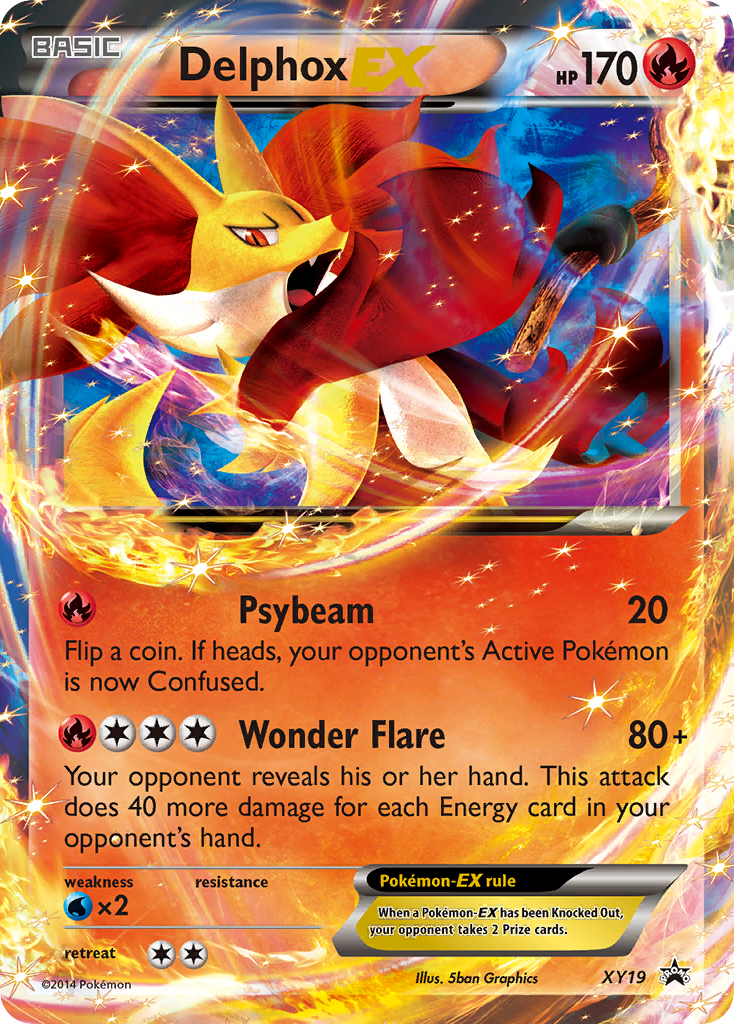 Delphox-EX XY19 XY Black Star Promos
