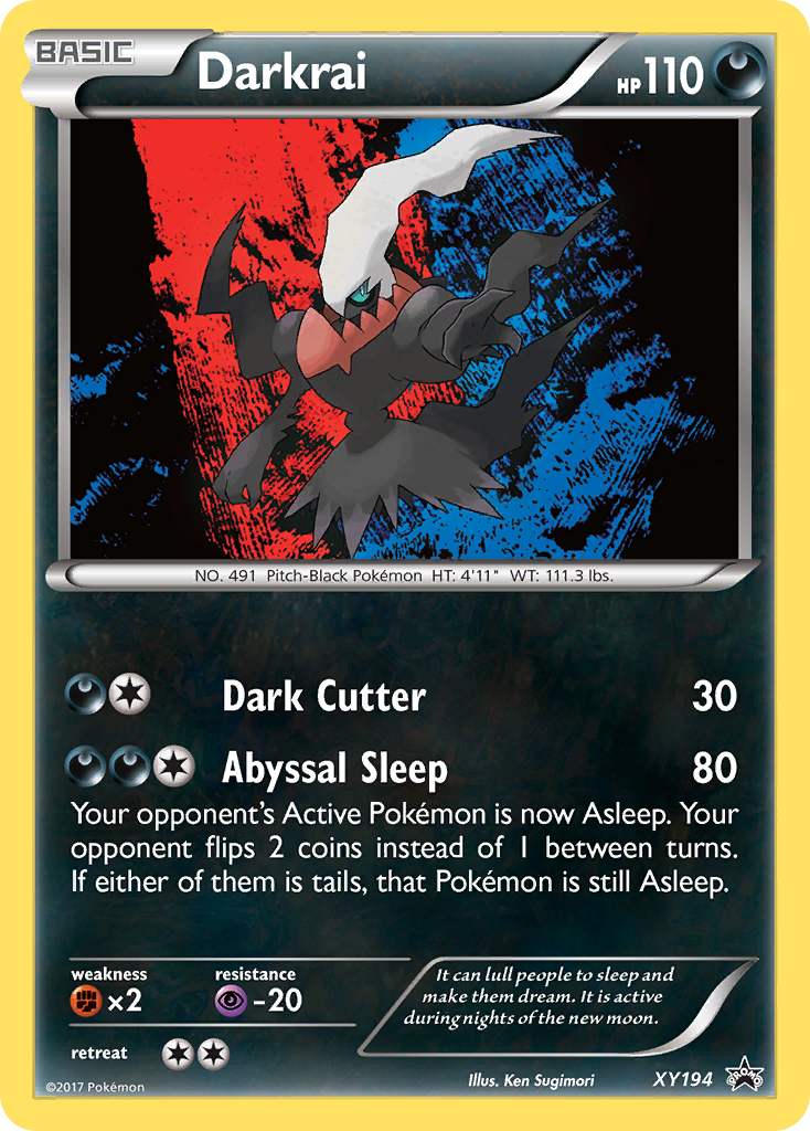 Darkrai XY194 XY Black Star Promos