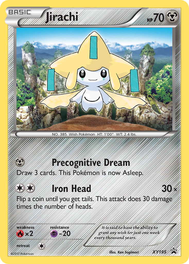 Jirachi XY195 XY Black Star Promos