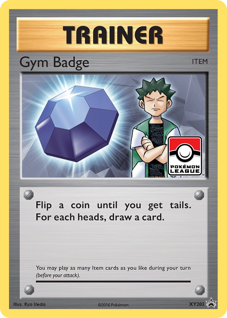 Gym Badge XY203 XY Black Star Promos