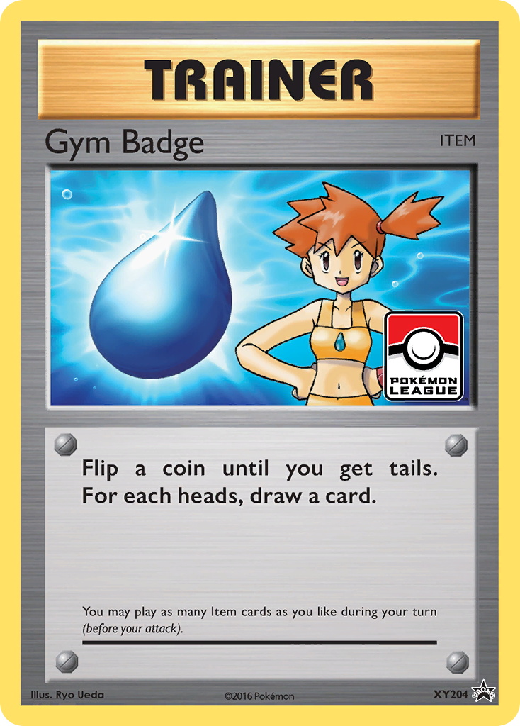 Gym Badge XY204 XY Black Star Promos