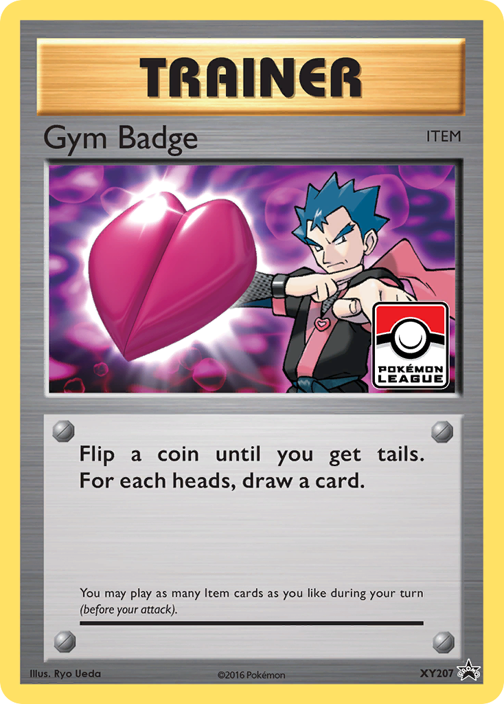 Gym Badge XY207 XY Black Star Promos