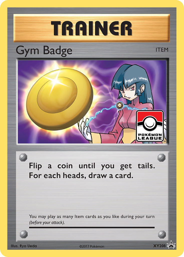 Gym Badge XY208 XY Black Star Promos