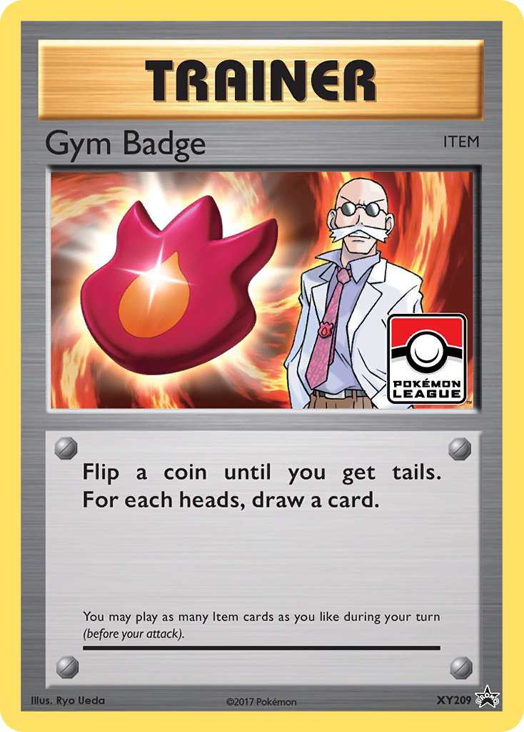 Gym Badge XY209 XY Black Star Promos