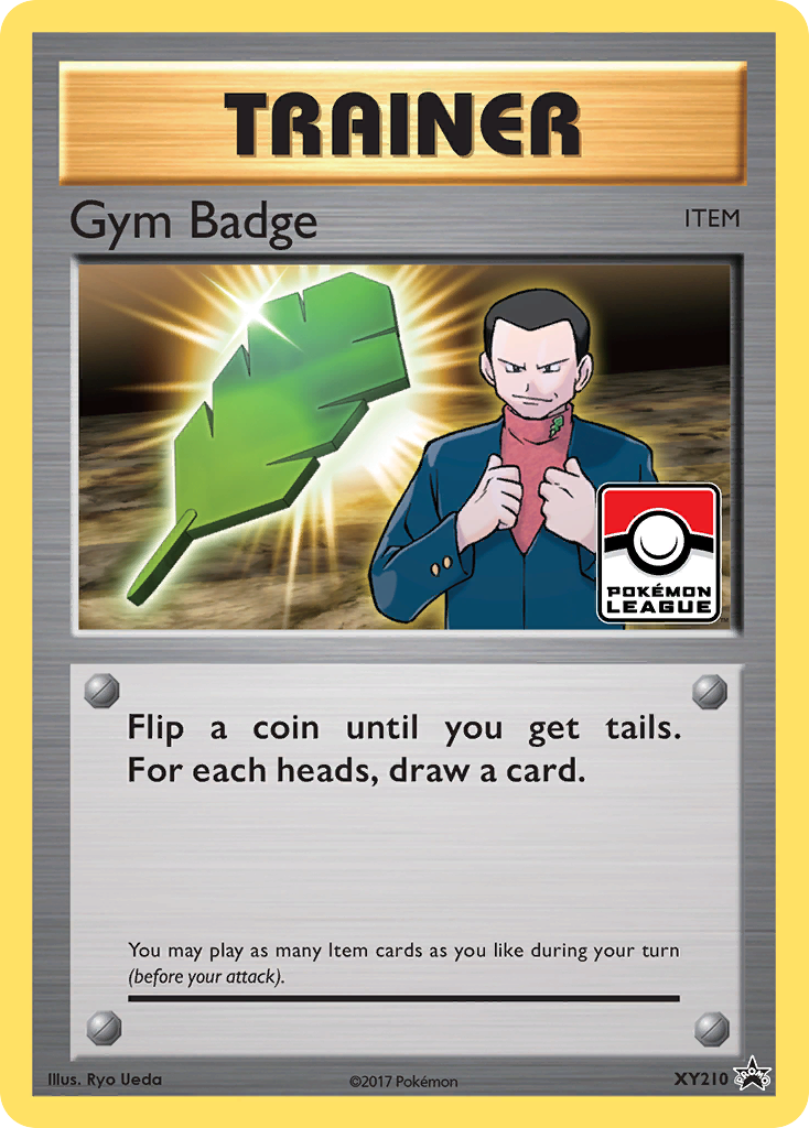 Gym Badge XY210 XY Black Star Promos