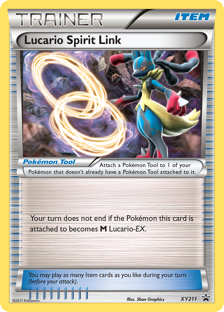 Lucario Spirit Link XY211 XY Black Star Promos