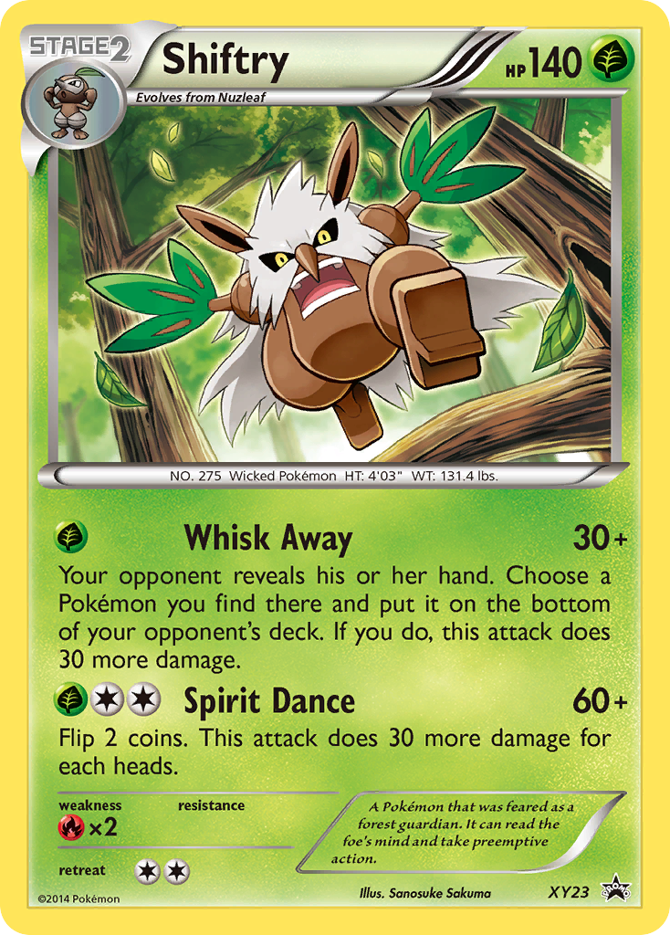 Shiftry XY23 XY Black Star Promos
