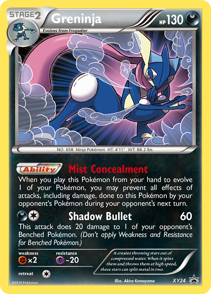 Greninja XY24 XY Black Star Promos