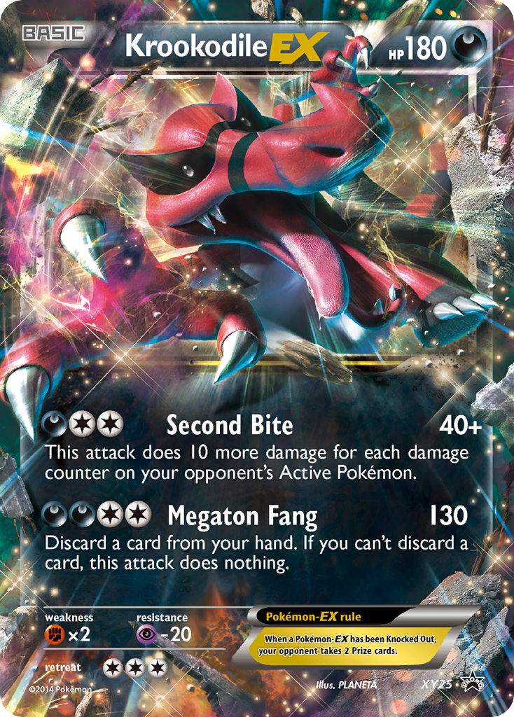Krookodile-EX XY25 XY Black Star Promos