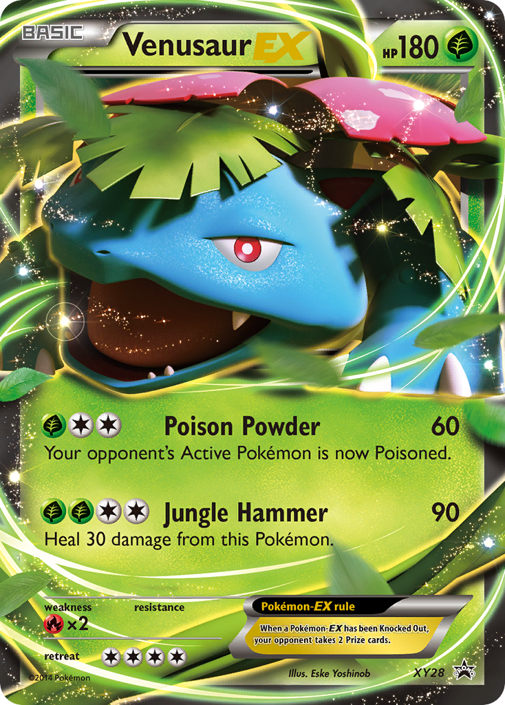 Venusaur-EX XY28 XY Black Star Promos
