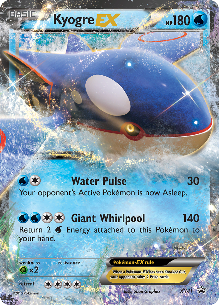 Kyogre-EX XY41 XY Black Star Promos