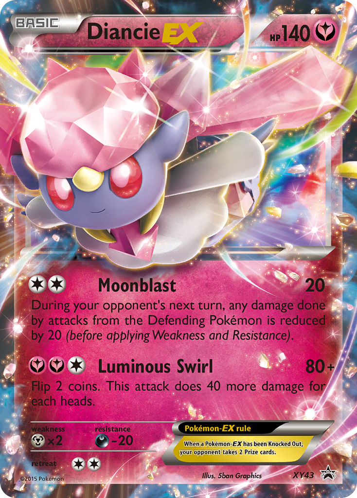 Diancie-EX XY43 XY Black Star Promos