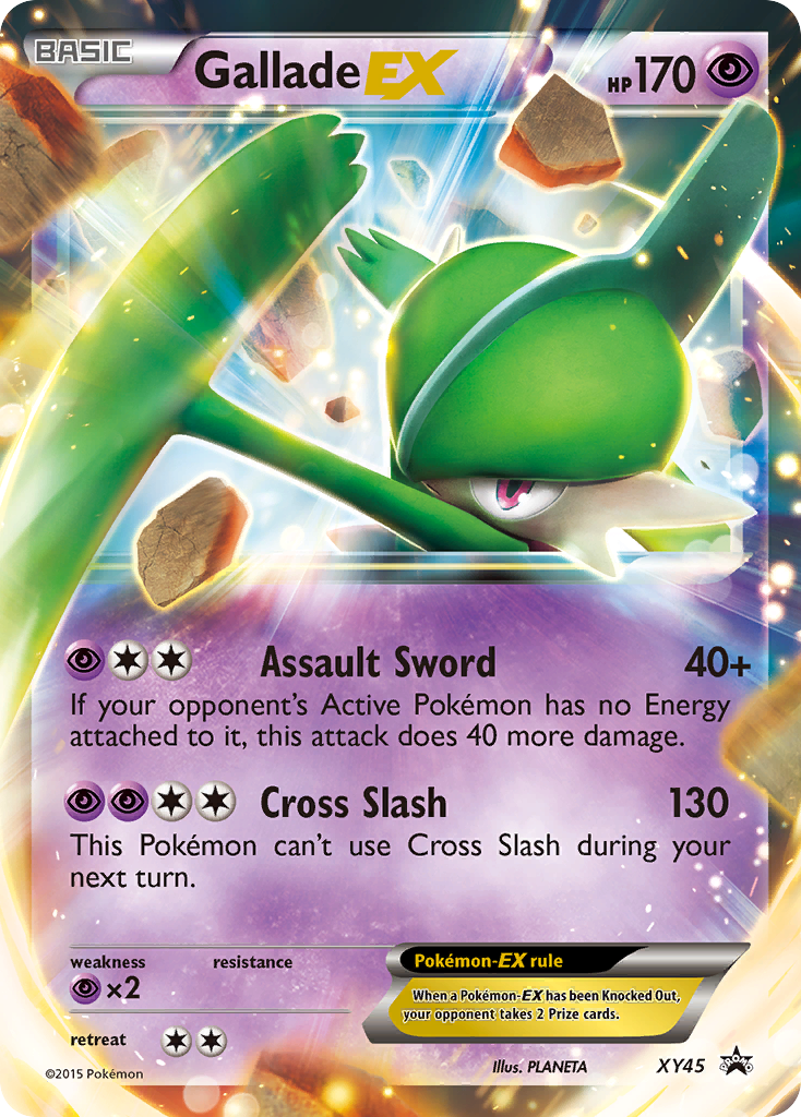 Gallade-EX XY45 XY Black Star Promos