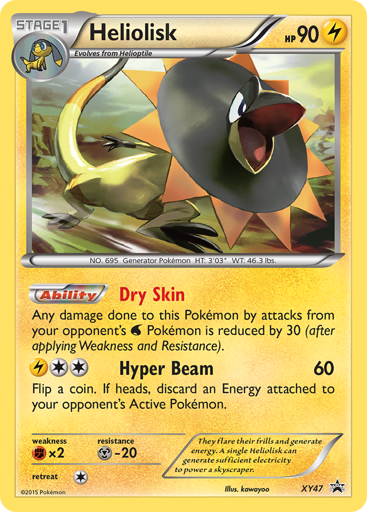 Heliolisk XY47 XY Black Star Promos