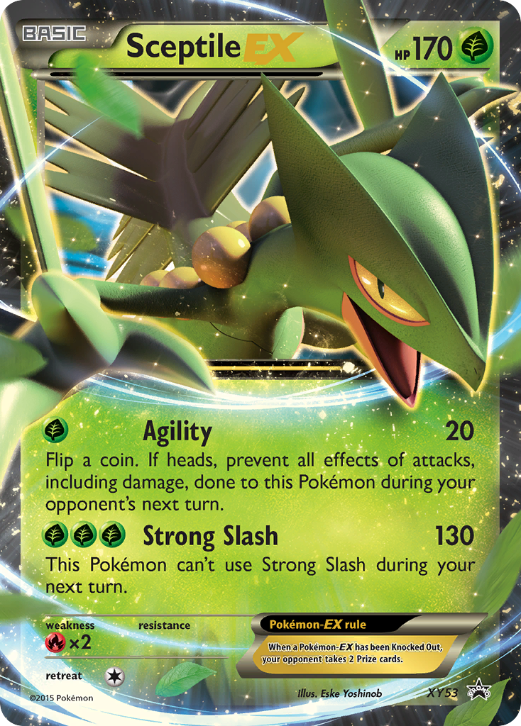 Sceptile-EX XY53 XY Black Star Promos