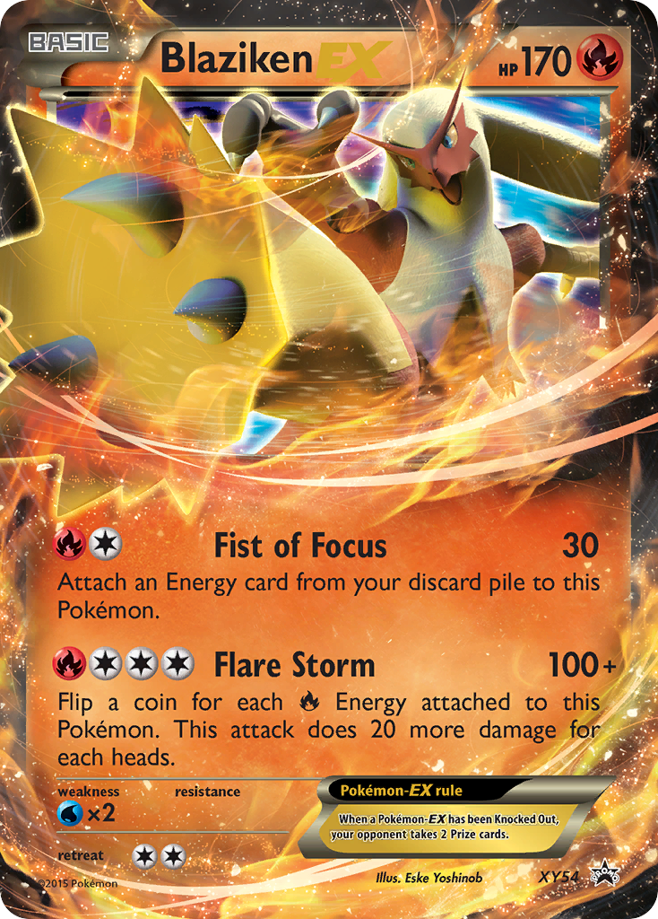 Blaziken-EX XY54 XY Black Star Promos