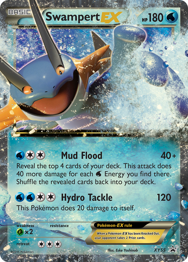 Swampert-EX XY55 XY Black Star Promos