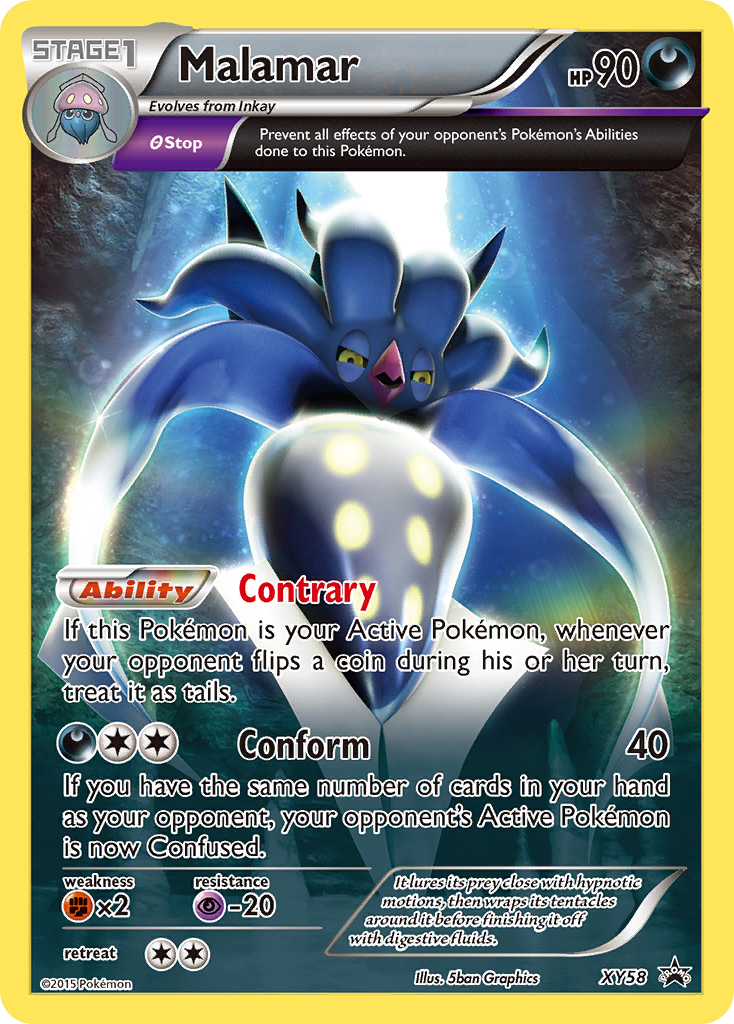 Malamar XY58 XY Black Star Promos