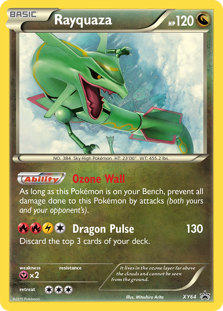 Rayquaza XY64 XY Black Star Promos