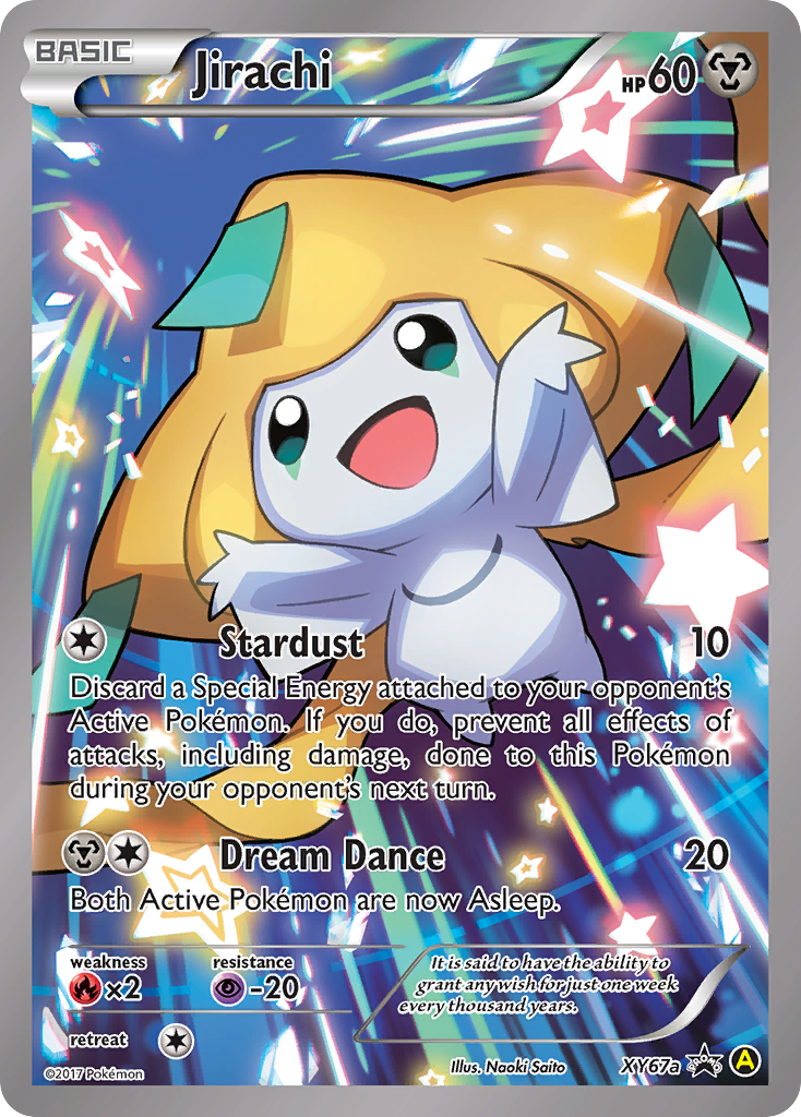 Jirachi XY67a XY Black Star Promos